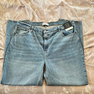 NWT Abercrombie & Fitch Women’s Curve Love 90’s Straight Leg 20R